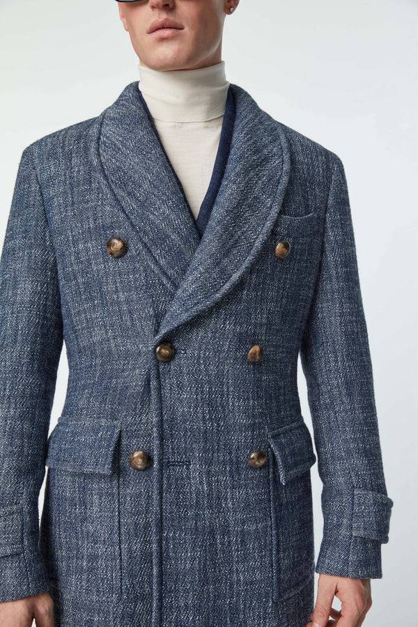 L.B.M. 1911 Cappotto doppiopetto Sartorial Indigo Cappotto doppiopetto Sartorial Indigo Lightning offer