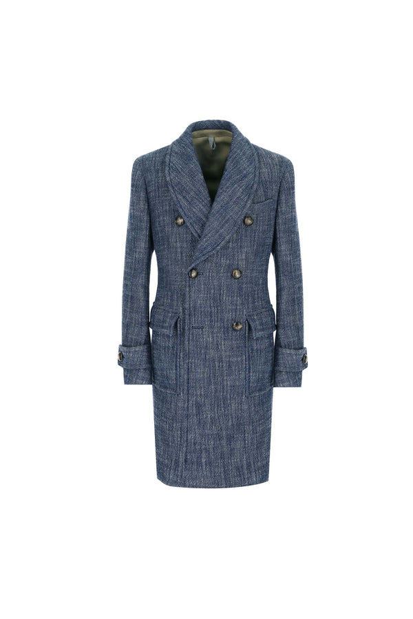 L.B.M. 1911 Cappotto doppiopetto Sartorial Indigo Cappotto doppiopetto Sartorial Indigo Lightning offer