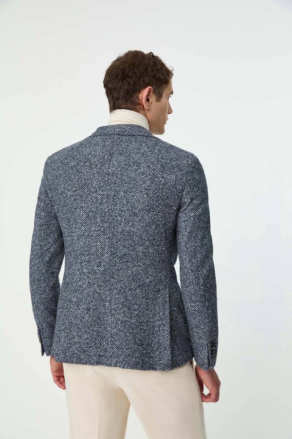 L.B.M. 1911 Giacca JACK in jersey blu Giacca JACK in jersey blu Nuovo