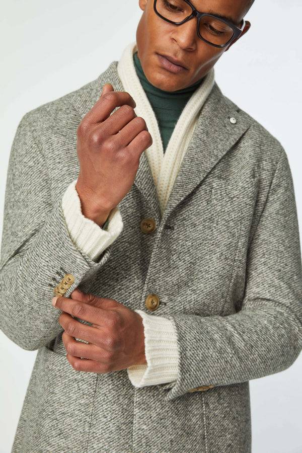 L.B.M. 1911 Cappotto London in jersey verde pastello Cappotto London in jersey verde pastello Promozione