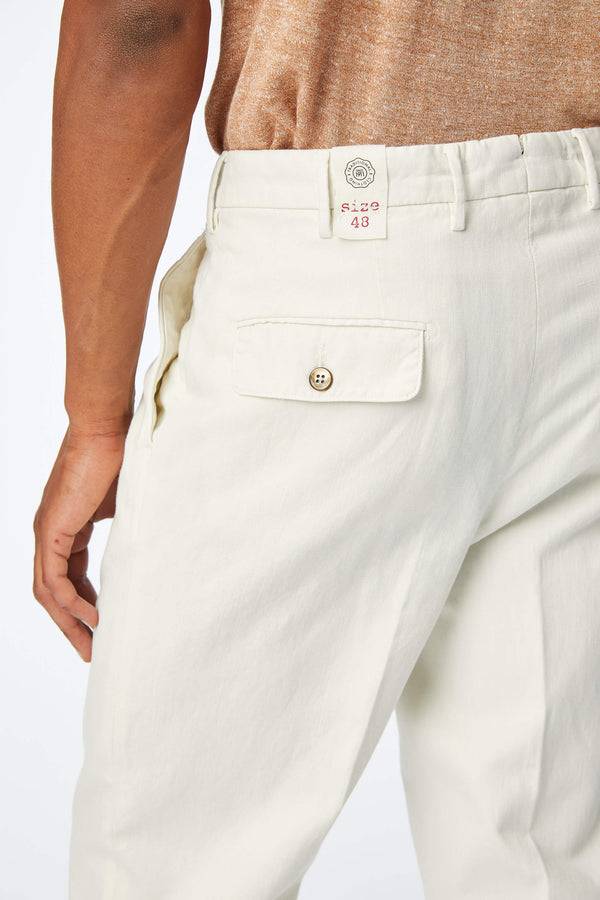L.B.M. 1911 Pantalone CHARLIE tinto capo bianco Pantalone CHARLIE tinto capo bianco Promozione Limitata