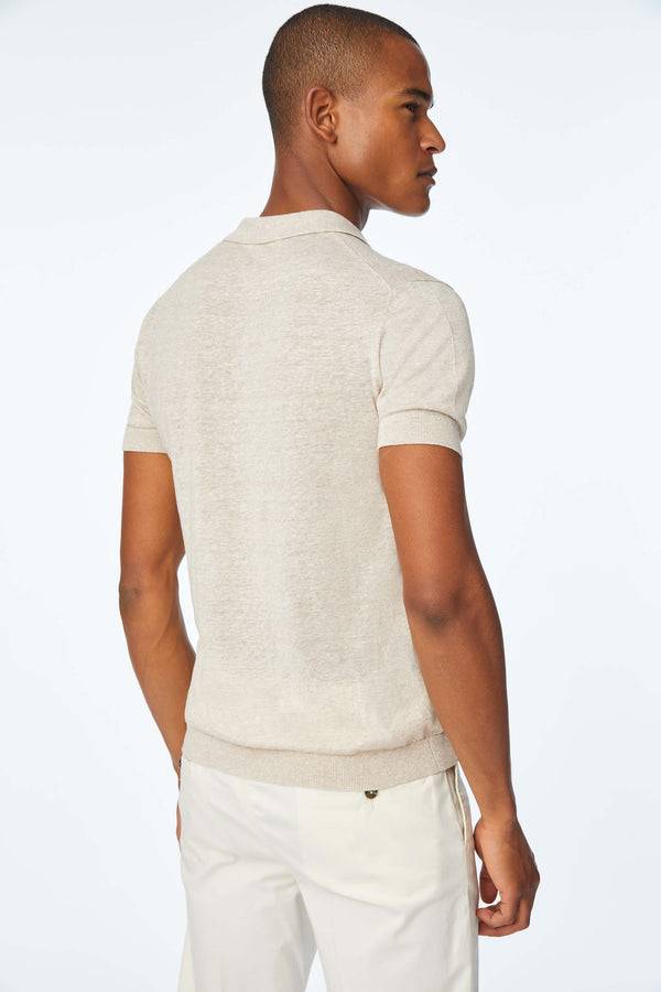 L.B.M. 1911 Polo in maglia beige Polo in maglia beige Sottocosto