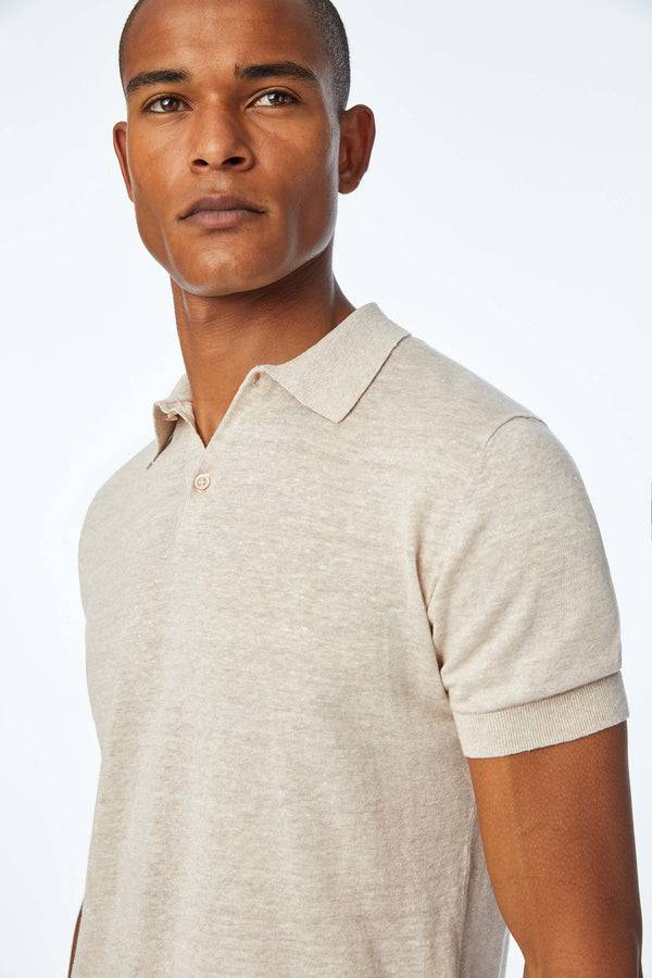 L.B.M. 1911 Polo in maglia beige Polo in maglia beige Sottocosto