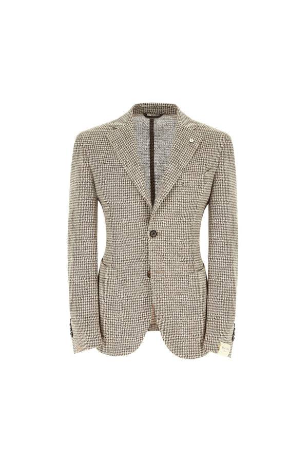 L.B.M. 1911 Giacca JACK in jersey di lino beige Giacca JACK in jersey di lino beige Saldi