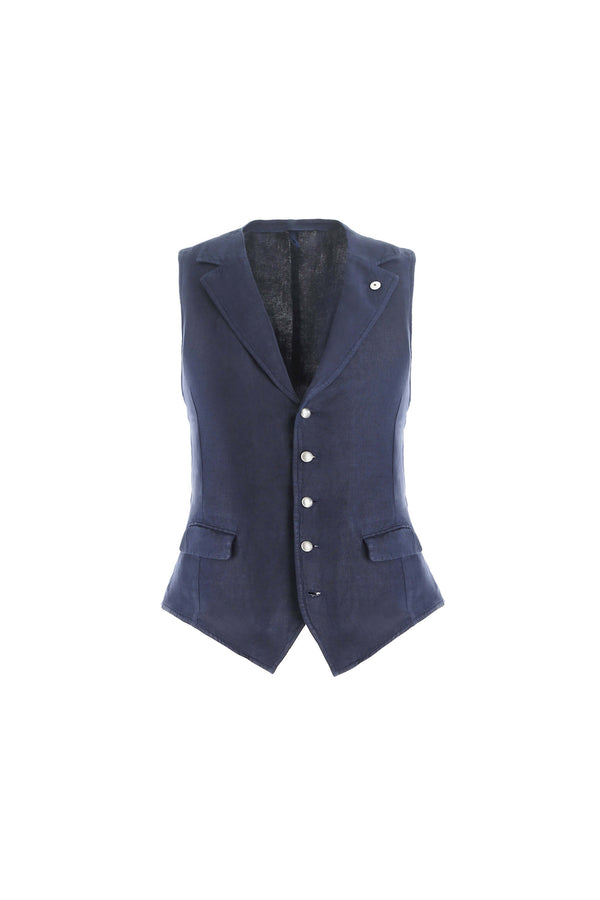 L.B.M. 1911 Gilet OSCAR tinto capo blu Gilet OSCAR tinto capo blu Nuovo