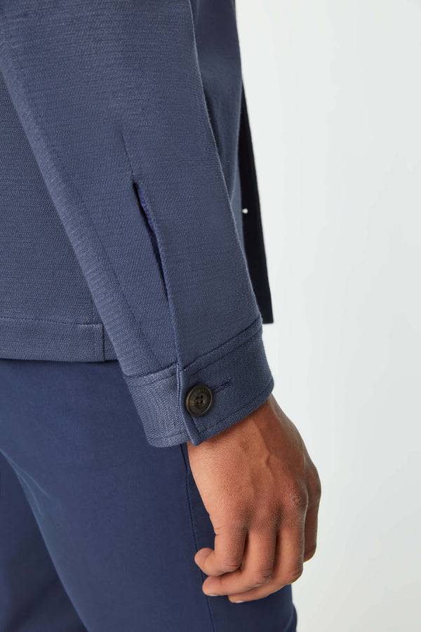 L.B.M. 1911 Overshirt in Jersey blu Overshirt in Jersey blu Qualità
