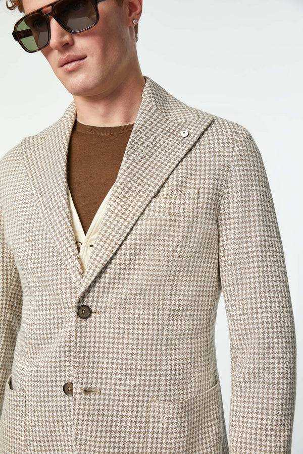 L.B.M. 1911 Giacca STEVE in jersey beige Giacca STEVE in jersey beige Promozione