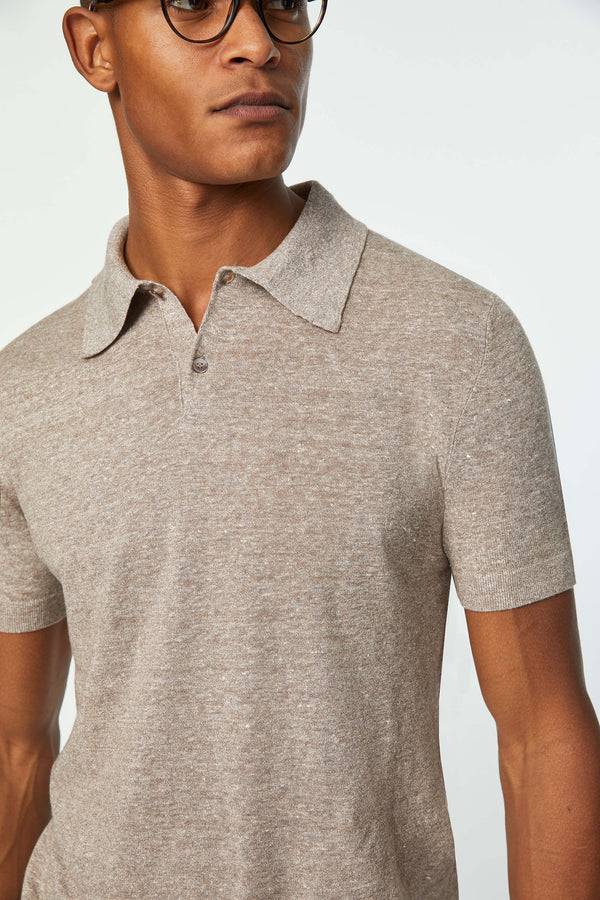 L.B.M. 1911 Polo in maglia melange Polo in maglia melange Negozi Online
