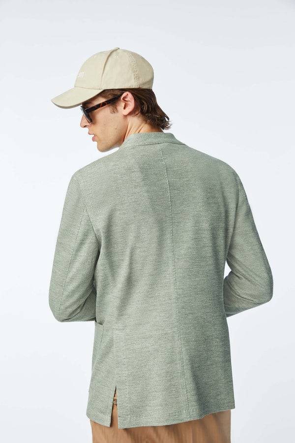 L.B.M. 1911 Giacca JACK in jersey verde Giacca JACK in jersey verde Affare Del Giorno