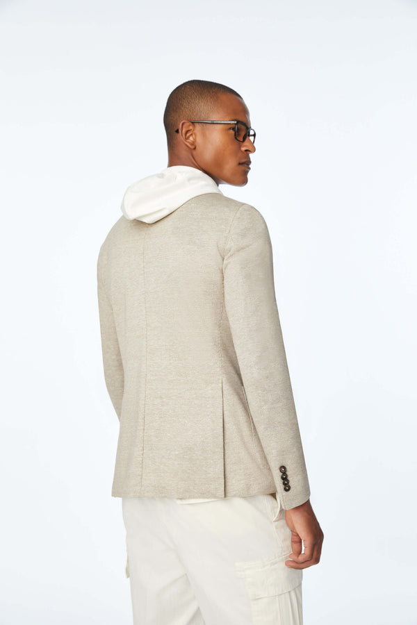 L.B.M. 1911 Giacca Simon in jersey beige Giacca Simon in jersey beige Online