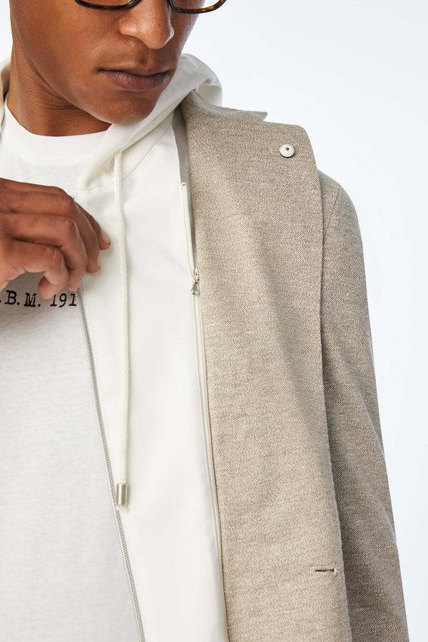 L.B.M. 1911 Giacca Simon in jersey beige Giacca Simon in jersey beige Online