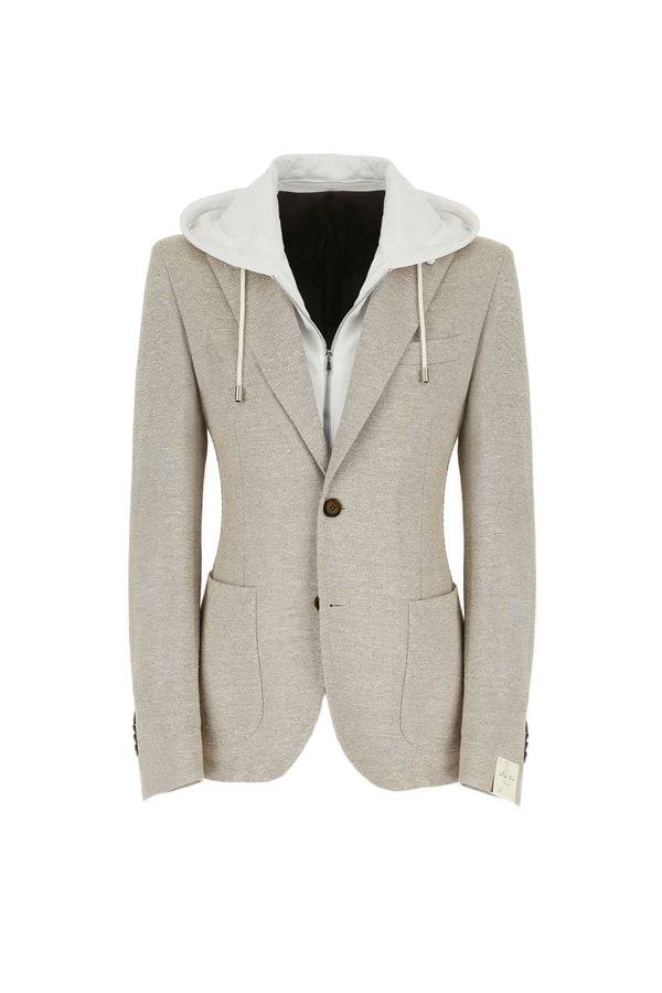 L.B.M. 1911 Giacca Simon in jersey beige Giacca Simon in jersey beige Online