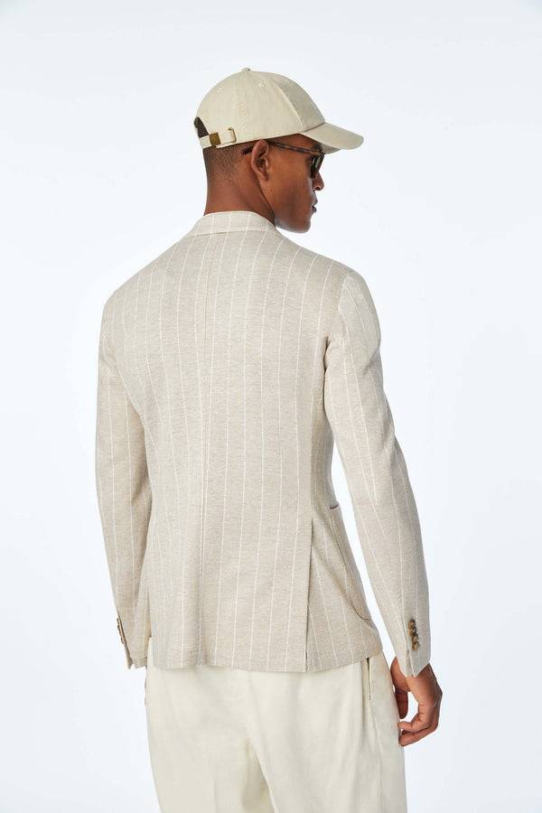 L.B.M. 1911 Giacca JACK in jersey beige Giacca JACK in jersey beige Hotsell