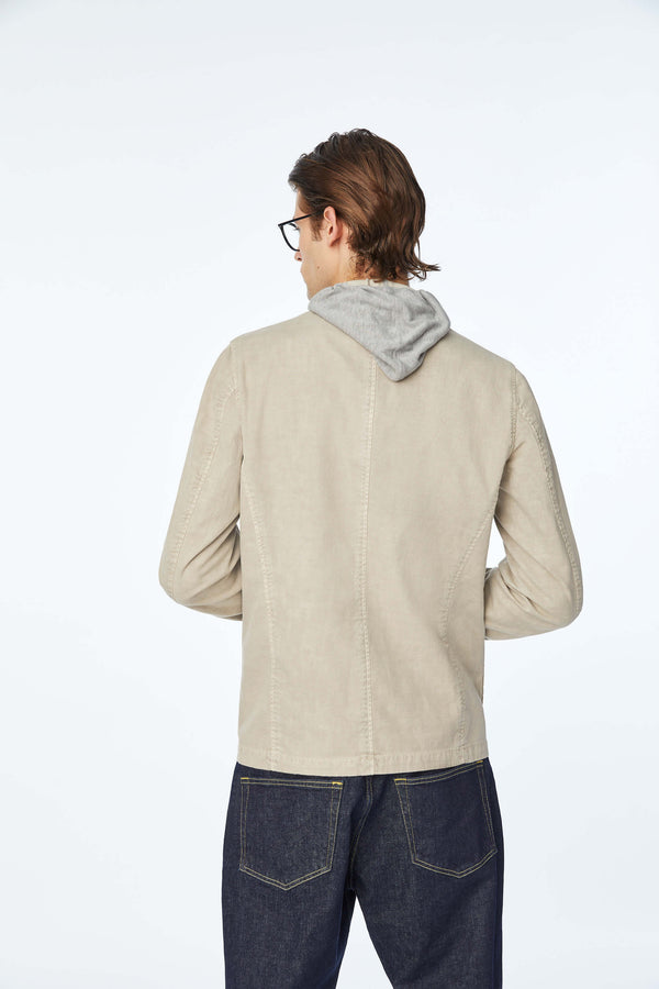 L.B.M. 1911 Overshirt tinto capo beige Overshirt tinto capo beige Vendita Economica