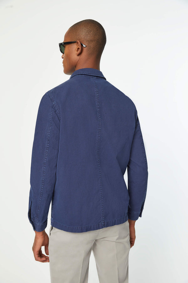L.B.M. 1911 Overshirt tinto capo blu denim Overshirt tinto capo blu denim In Linea