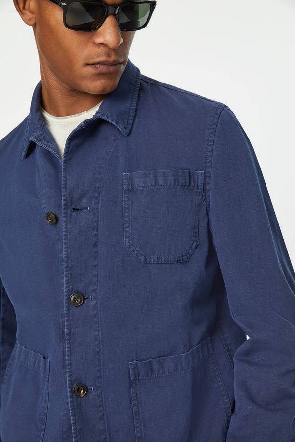 L.B.M. 1911 Overshirt tinto capo blu denim Overshirt tinto capo blu denim In Linea
