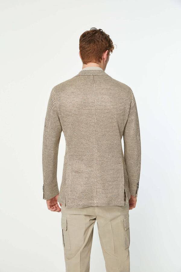L.B.M. 1911 Giacca JACK in jersey di lino beige Giacca JACK in jersey di lino beige Qualità Garantita