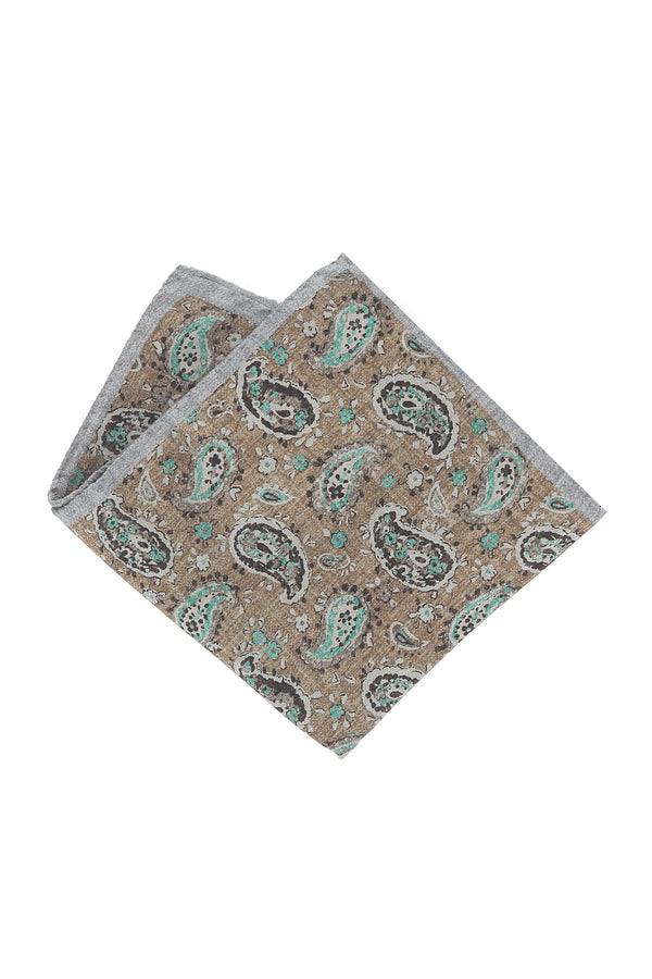 L.B.M. 1911 Pochette marrone fantasia geometrica Pochette marrone fantasia geometrica Novità