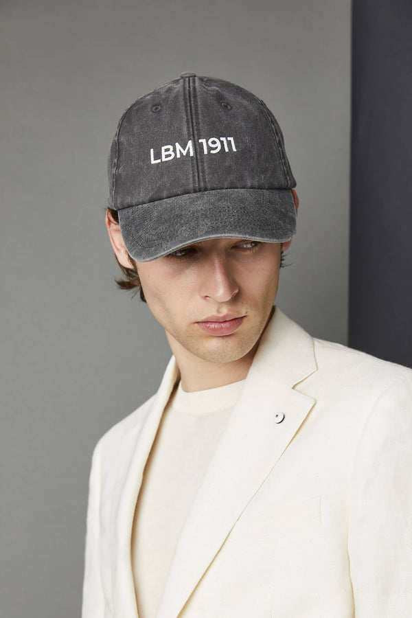L.B.M. 1911 Cappello baseball grigio scuro Cappello baseball grigio scuro Vendita Calda