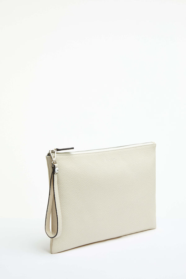 L.B.M. 1911 Pochette in pelle beige Pochette in pelle beige Saldi Di Fabbrica