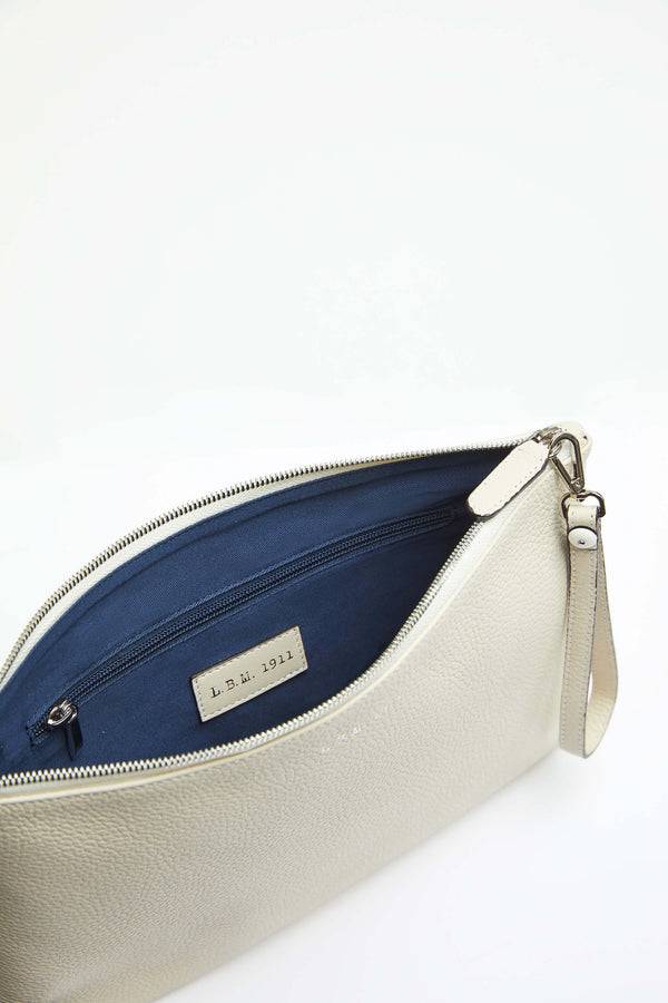 L.B.M. 1911 Pochette in pelle beige Pochette in pelle beige Saldi Di Fabbrica
