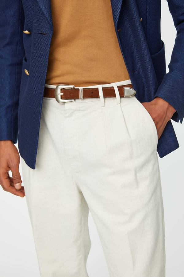 L.B.M. 1911 Cintura texana in suede cerato Cintura texana in suede cerato Nuova