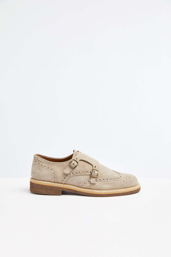 L.B.M. 1911 Monkstrap in pelle beige Monkstrap in pelle beige Soddisfazione Garantita