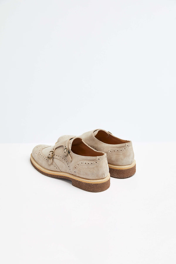 L.B.M. 1911 Monkstrap in pelle beige Monkstrap in pelle beige Soddisfazione Garantita