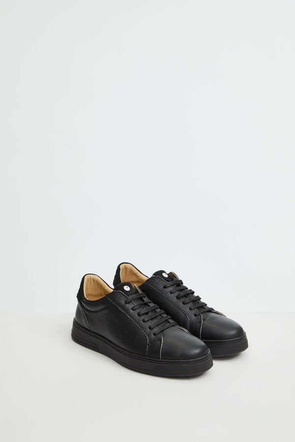 L.B.M. 1911 Sneaker retro-tennis nero Sneaker retro-tennis nero Negozi Online