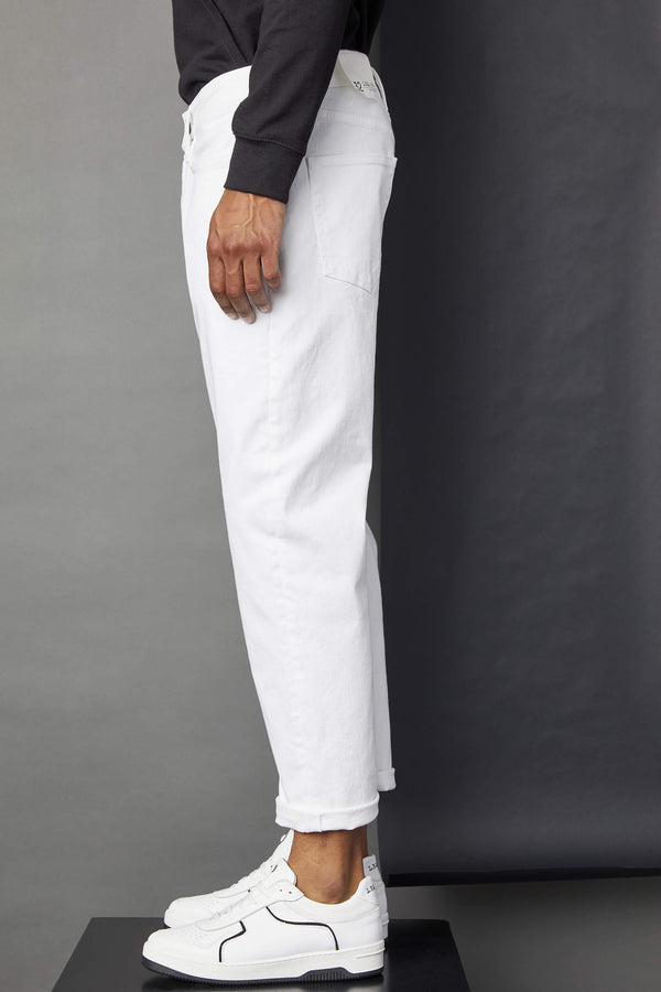 L.B.M. 1911 Jeans 5 tasche baggy bianco Jeans 5 tasche baggy bianco Offerta