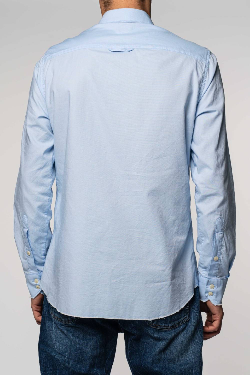 Officina 36 Camicia in oxford color cielo Offerte
