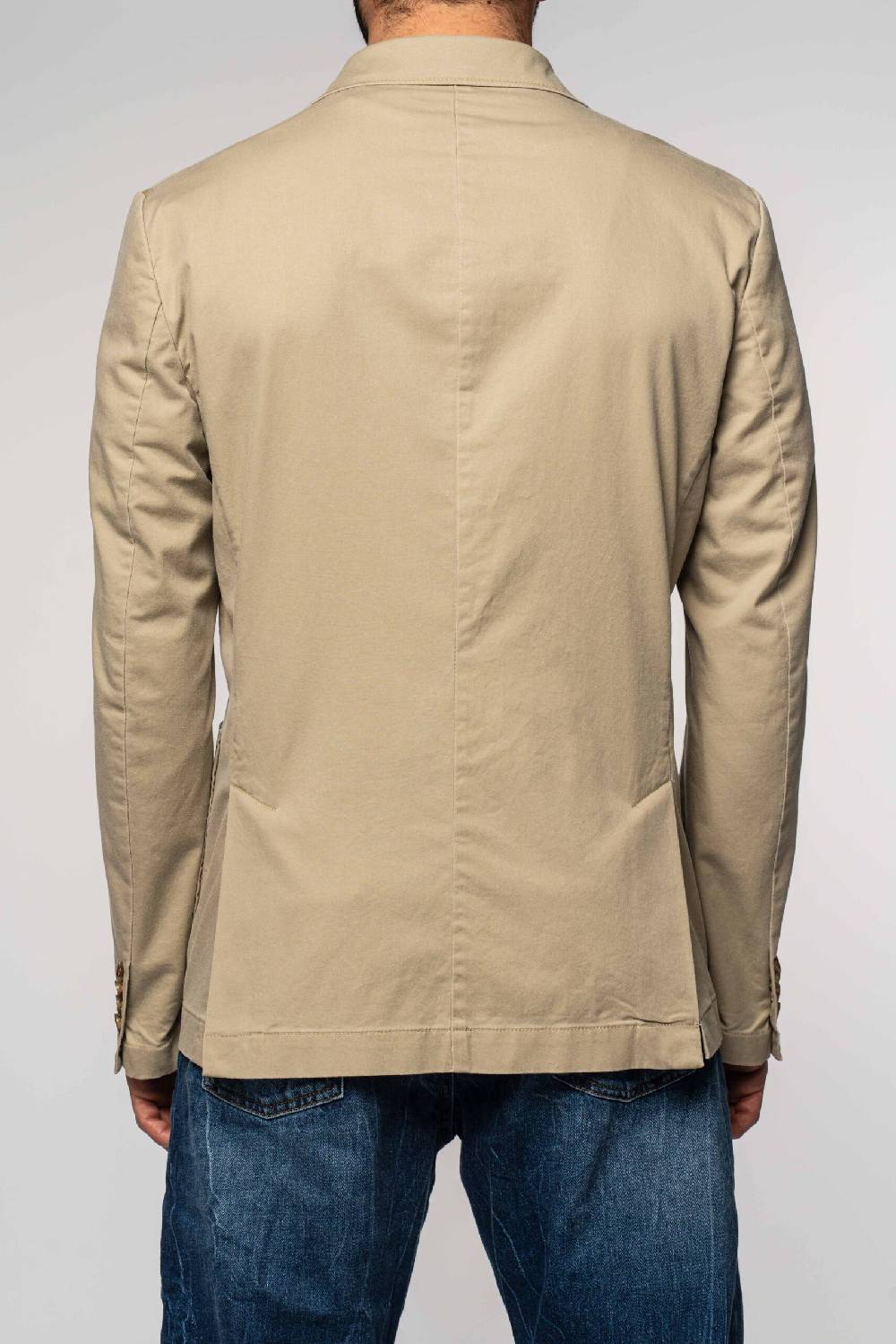Officina 36 Giacca in gabardina delavè beige Promozione Limitata