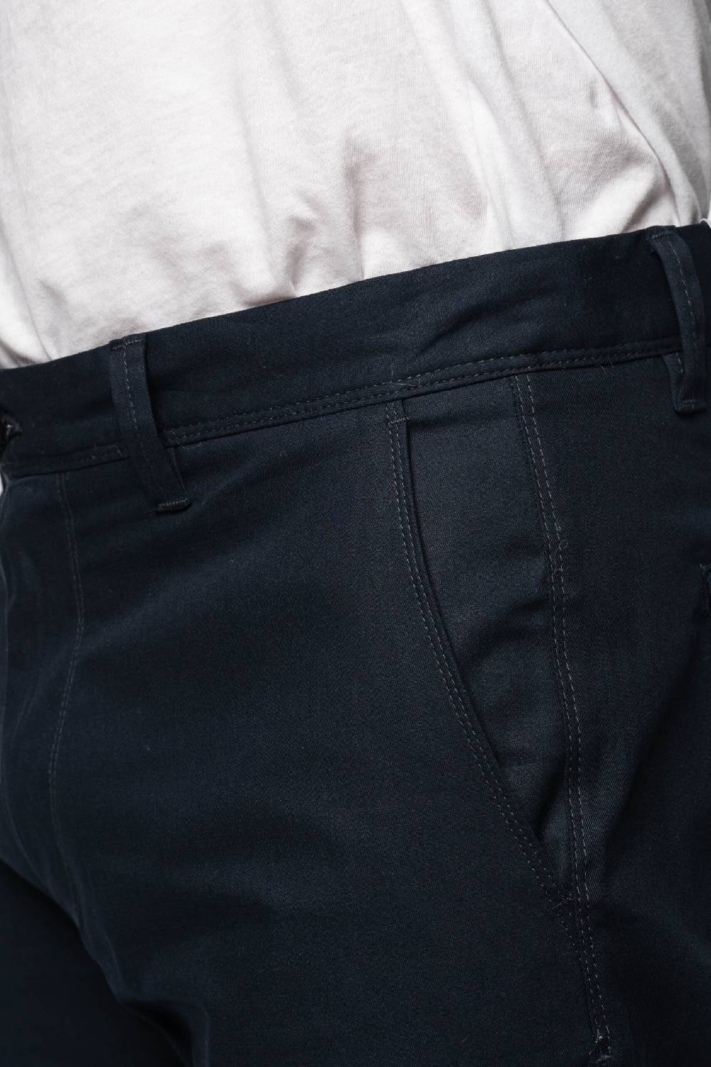 Officina 36 Pantaloni in gabardina blu Saldi