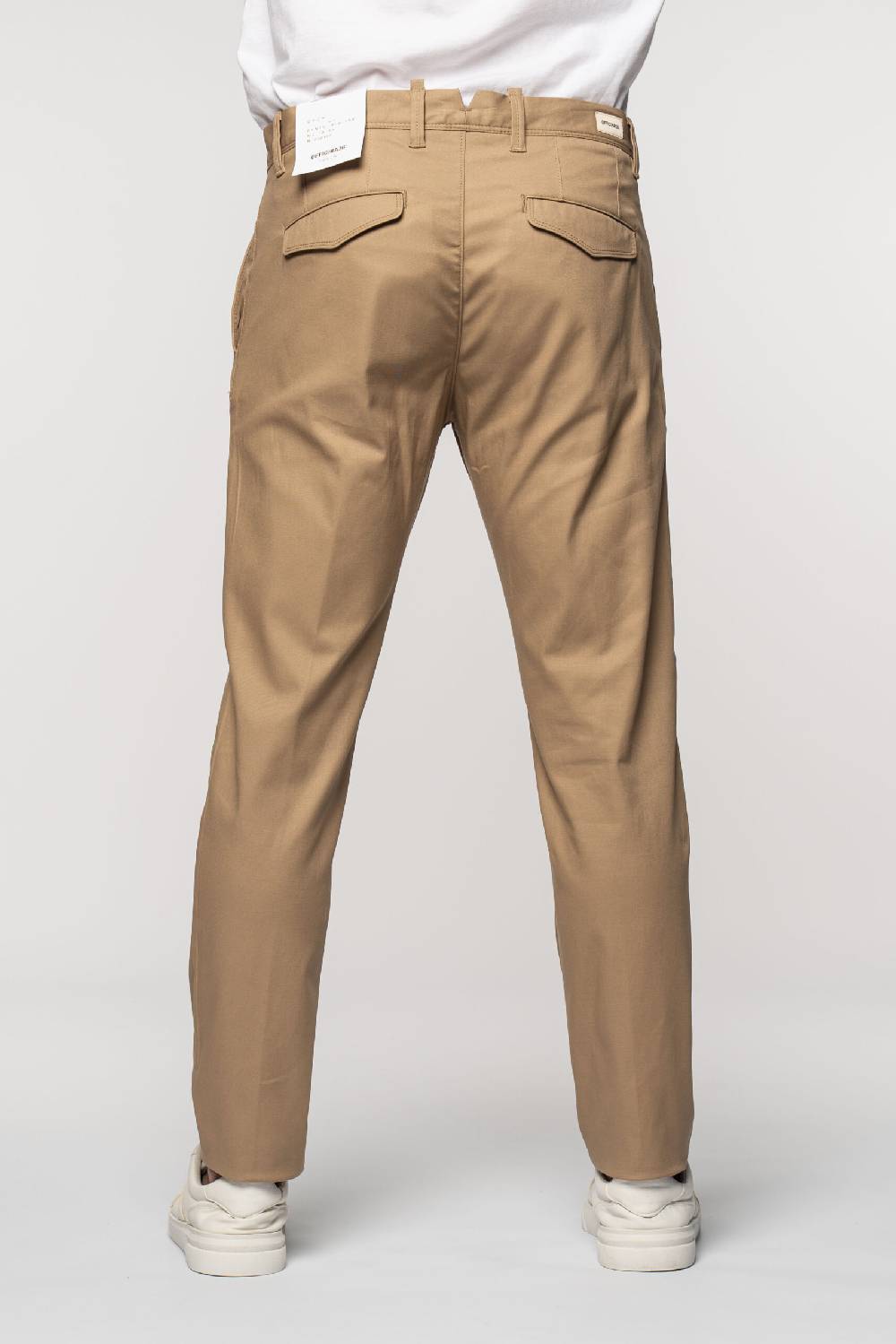 Officina 36 Pantaloni in gabardina sabbia Hotsell