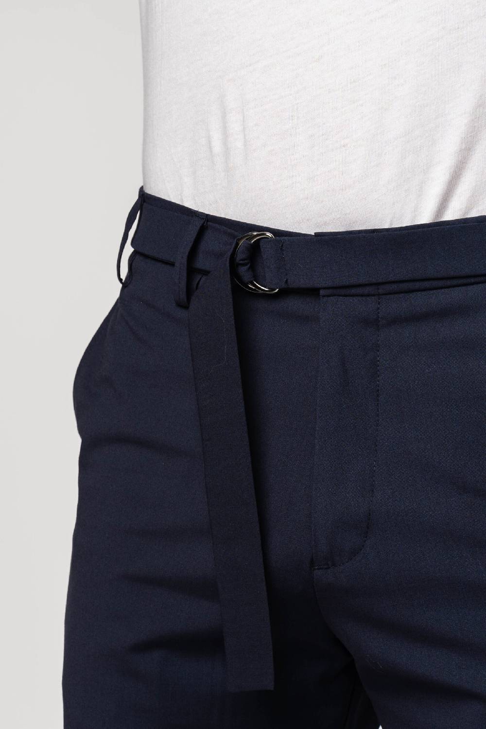 Officina 36 Pantaloni in tessuto tecnico blu Saldi Di Fabbrica