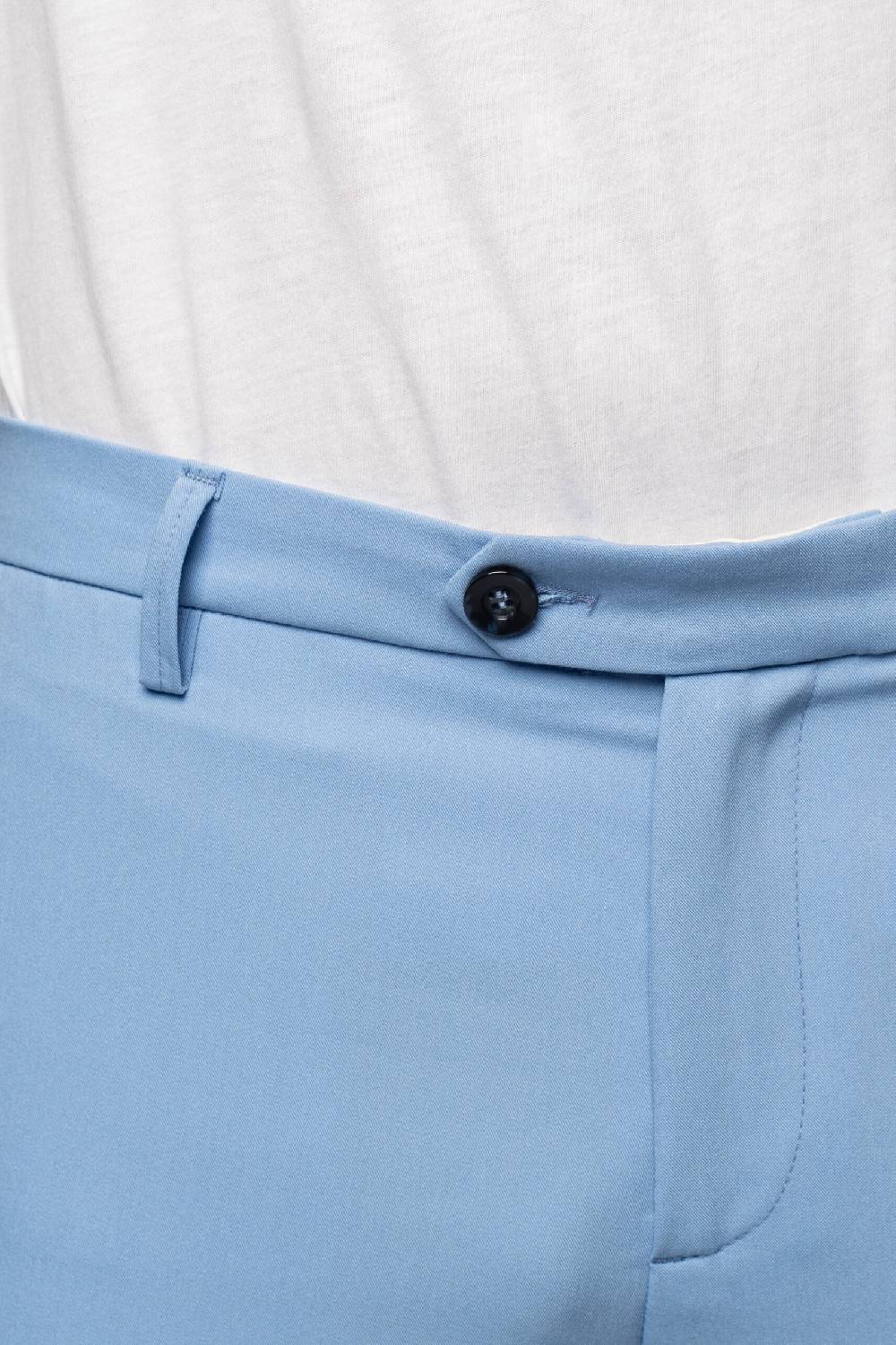 Officina 36 Pantaloni in tessuto tecnico color cielo I Più Venduti