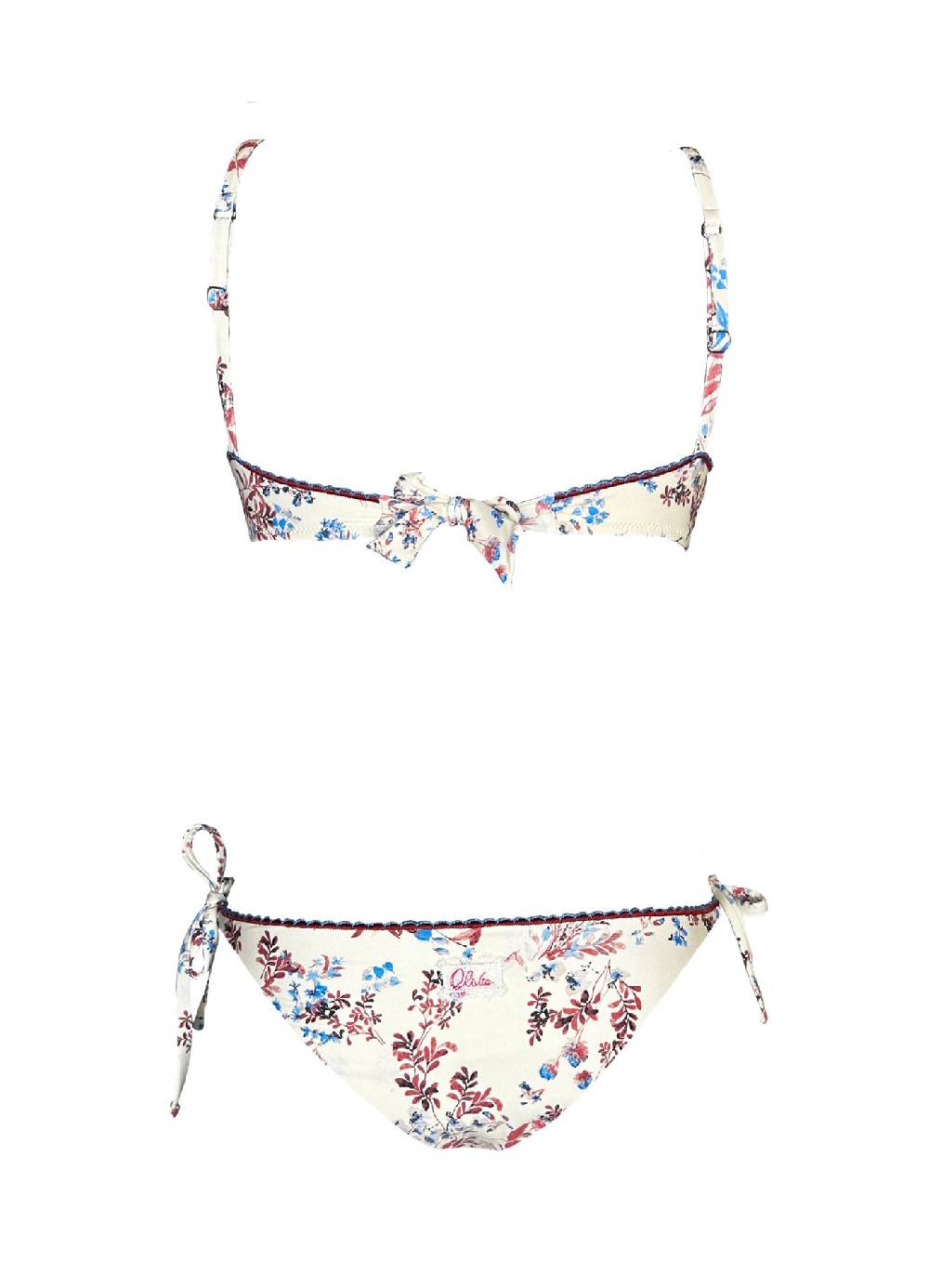 Olivia Gold Reggiseno a canotta + Slip a vita bassa Moda
