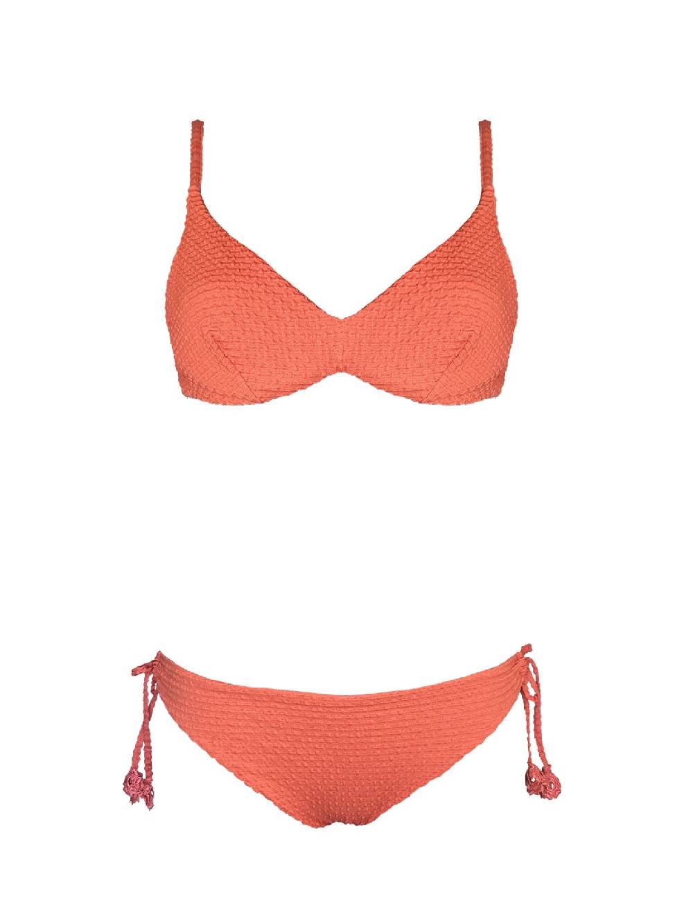 Olivia Gold Reggiseno balconcino + Slip con coulisse Italy
