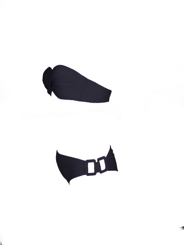 Olivia Gold Reggiseno a fascia + Slip con accessorio Acquista Ora