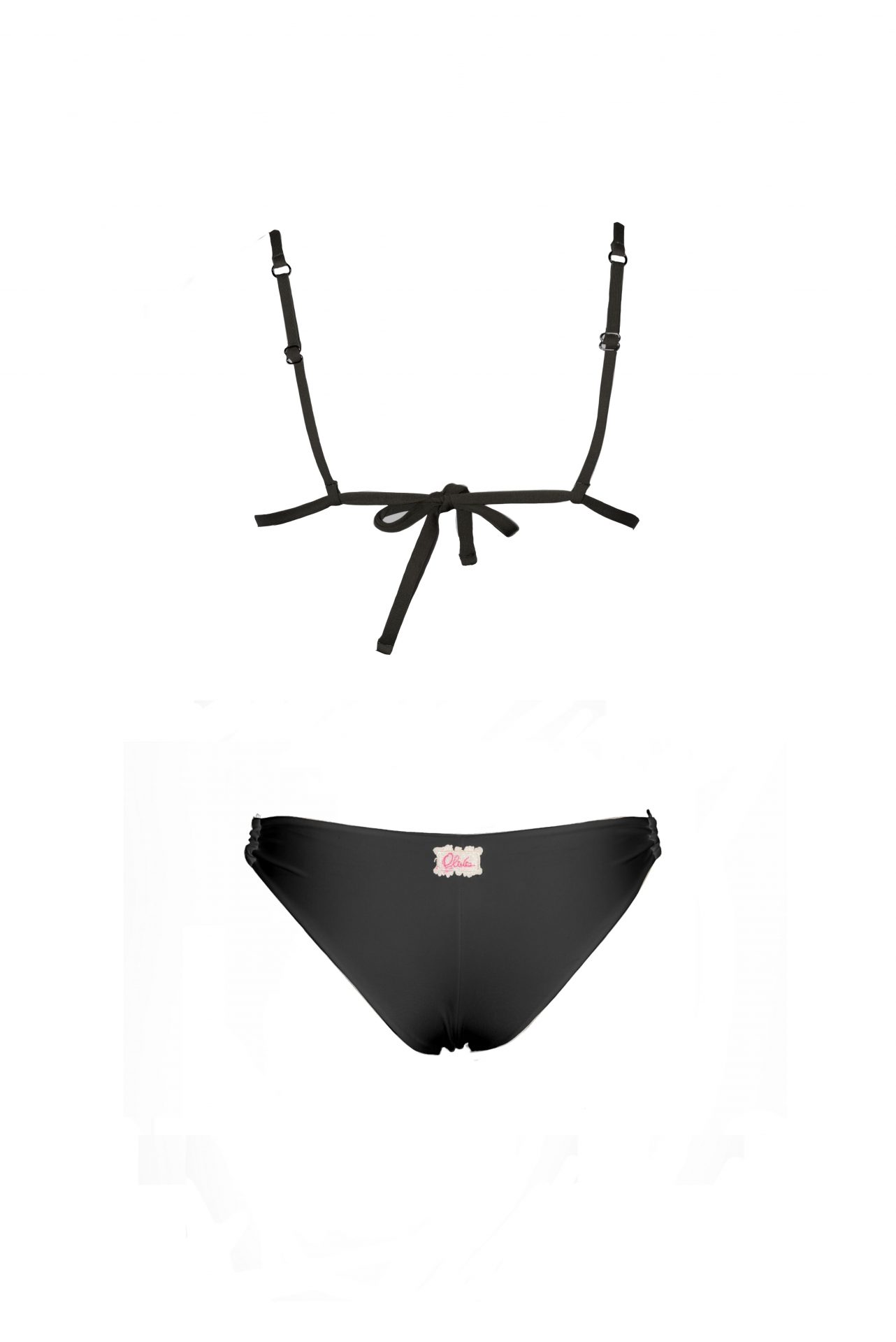 Olivia Gold Triangolo push up + Slip con anelli Vendite Flash