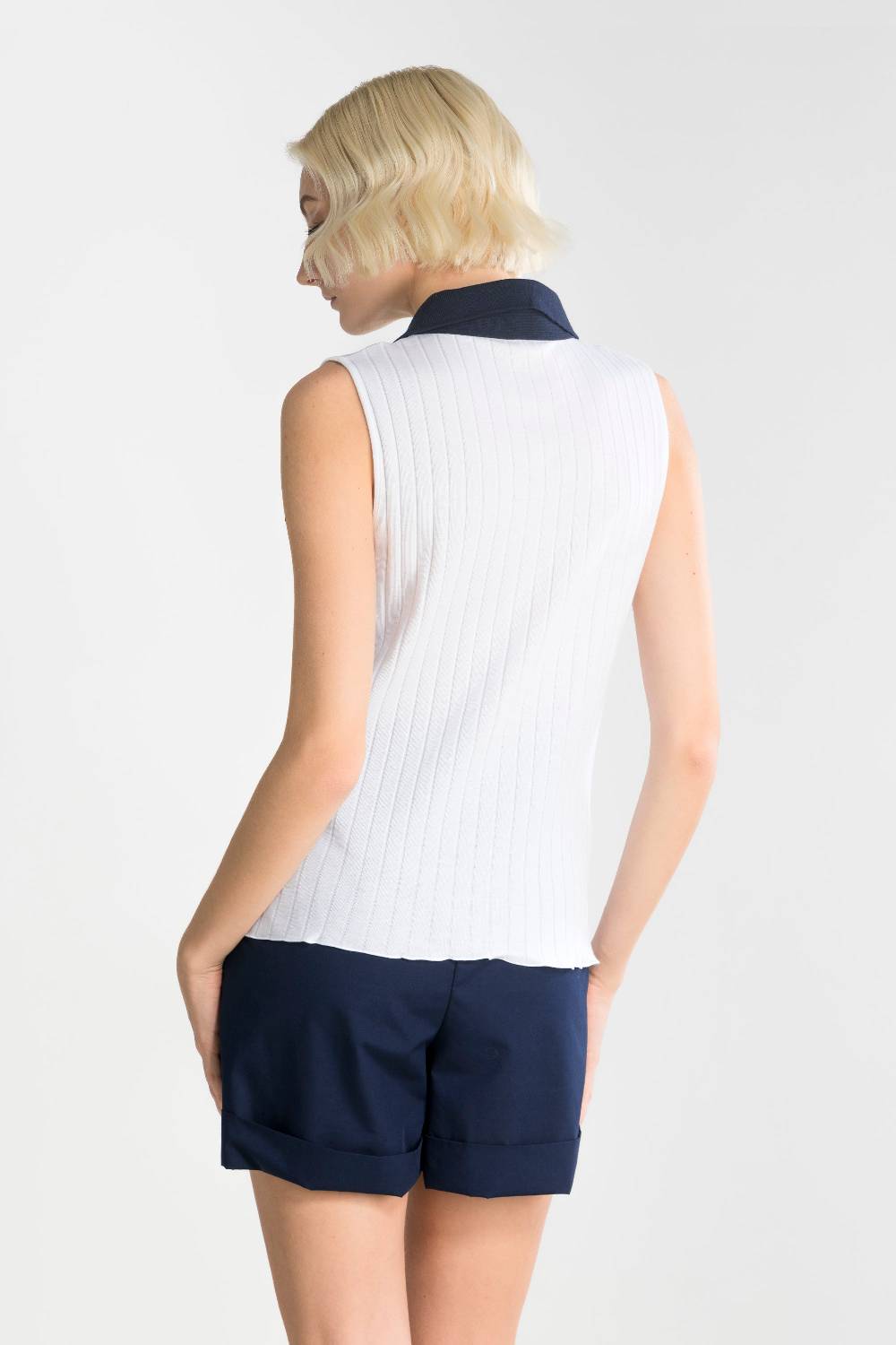 Oscalito Gilet con bottoni Donna Cotone 7160 Soddisfazione Garantita