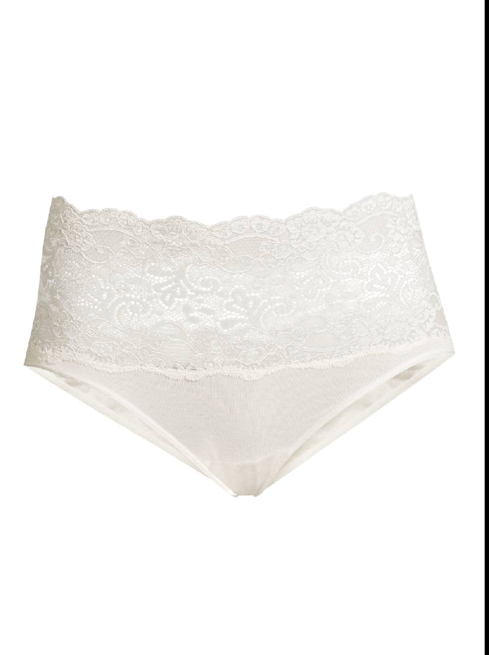 Oscalito Slip a vita alta in Cotone con Pizzo Leavers 4153 Shopping Online