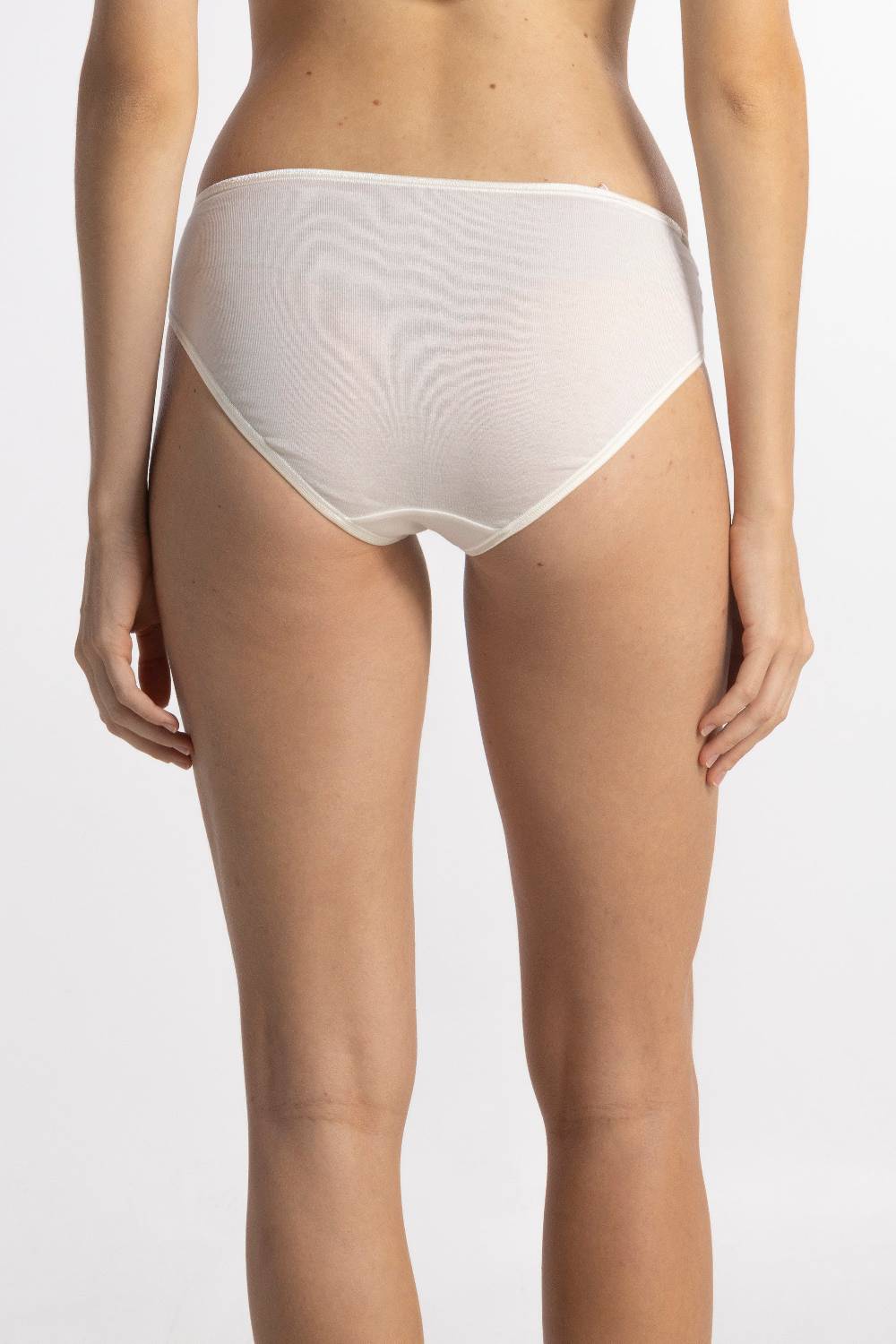 Oscalito Filoscozia Slip vita media con bordo in raso 16123 Vendita Calda