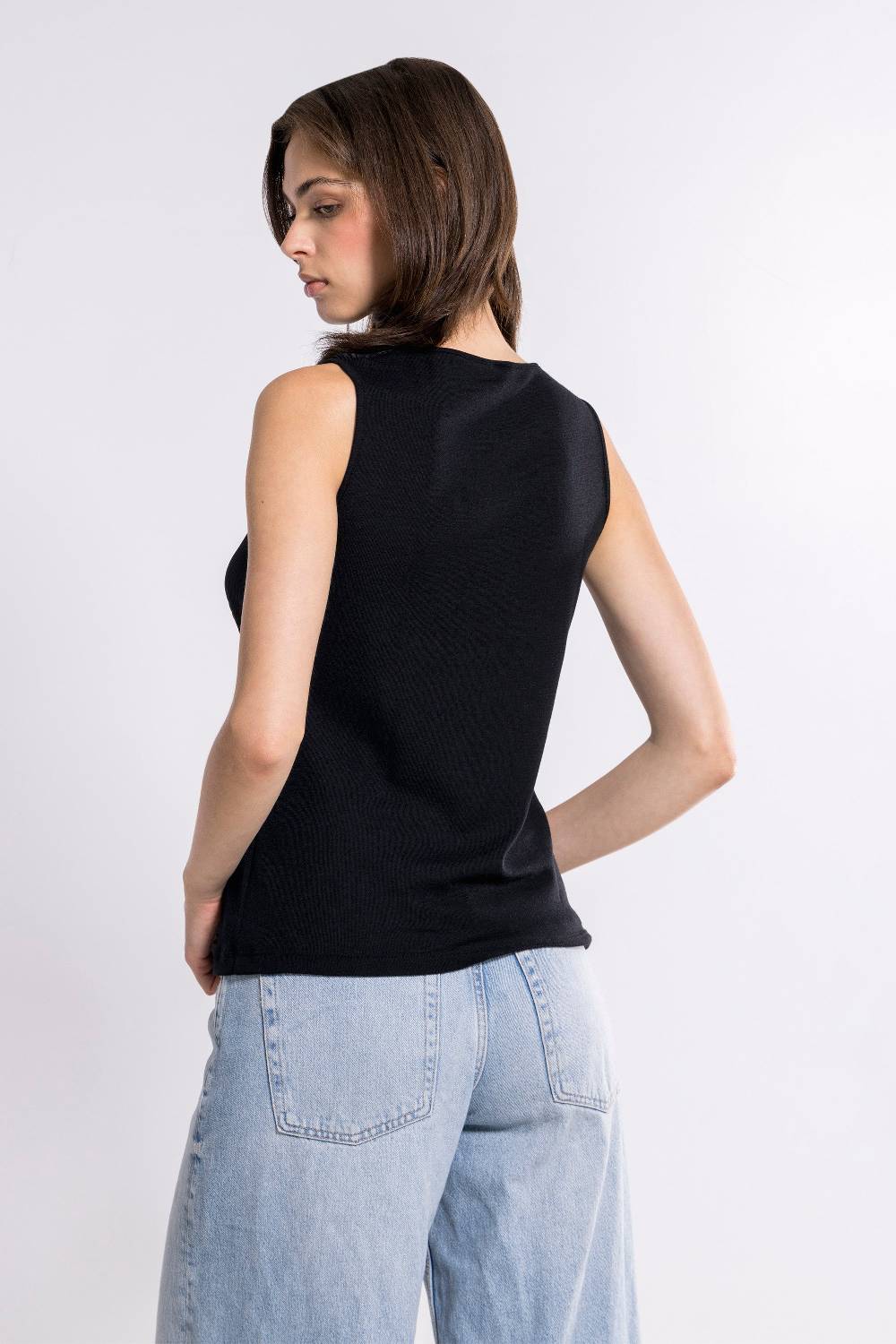 Oscalito Canotta Donna Lana Seta 6874 In Linea