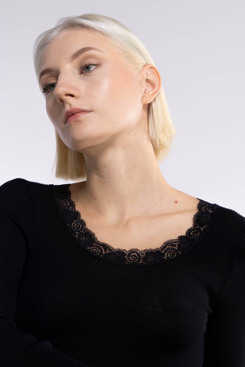 Oscalito Camicia a maniche lunghe in Lana e Seta 3416 Nuova