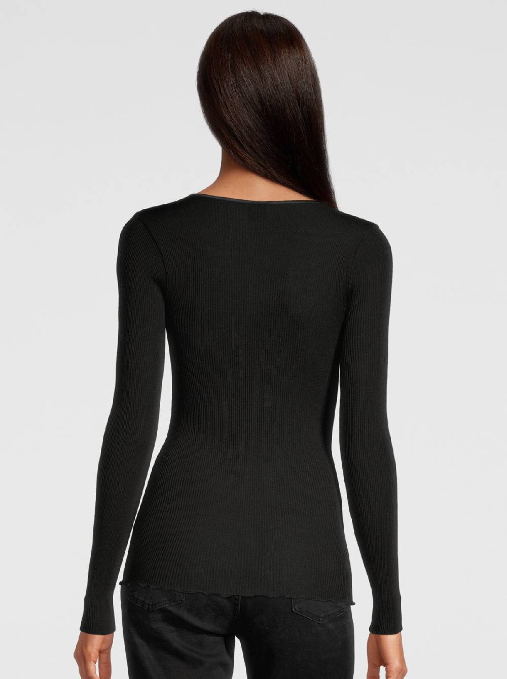 Oscalito Maglia Girocollo Maniche Lunghe in Lana e Seta 3426 Moda
