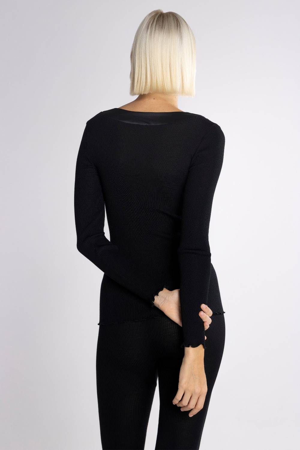 Oscalito Elegante camicia a maniche lunghe con bordi in raso 5304 Cyber Monday