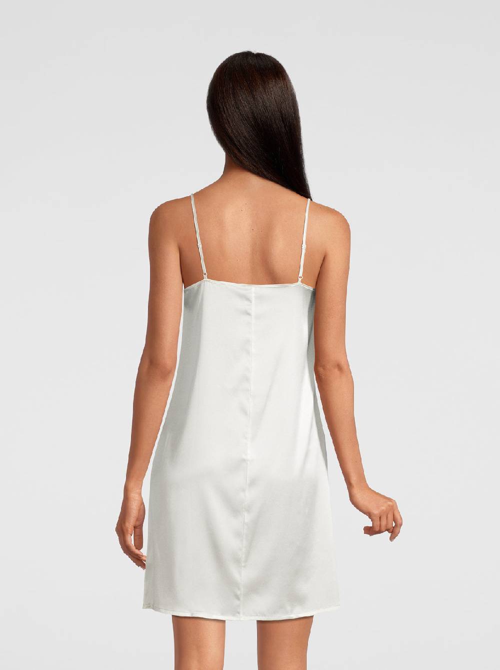 Oscalito Camicia da Notte in Pura Seta Stretch 10304 Prezzo basso