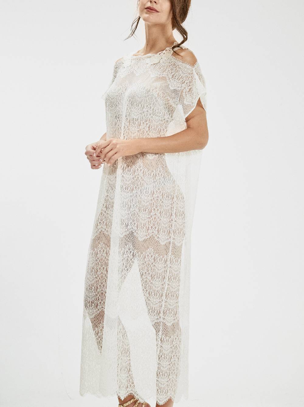Oscalito Maxi abito lungo in pizzo 5989 Fino al 55% di sconto