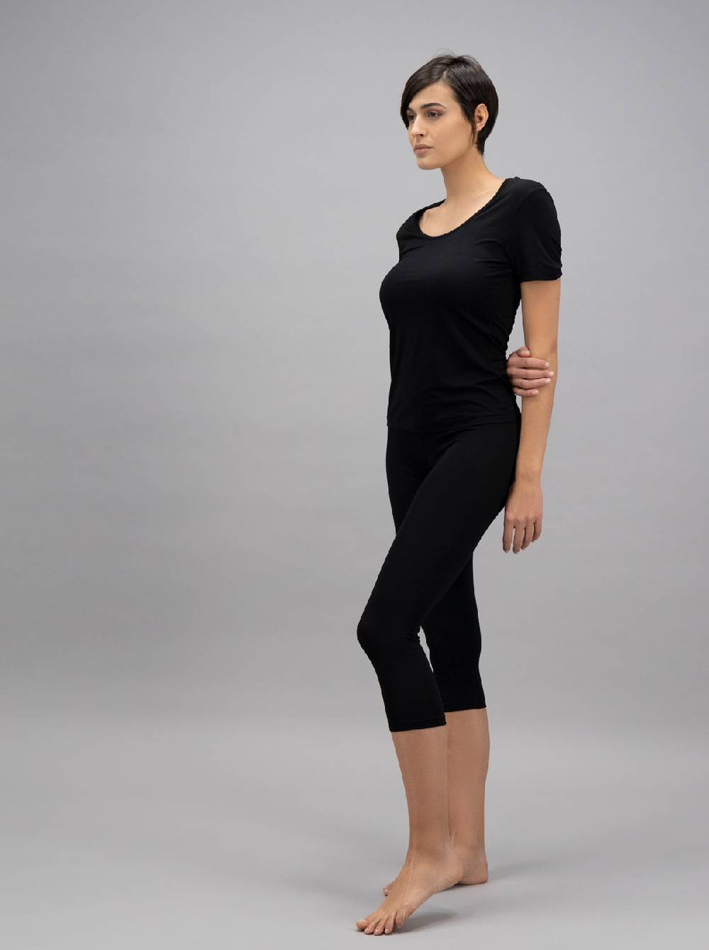 Oscalito Leggings in micromodal a vita alta 1235 Trasporto libero internazionale